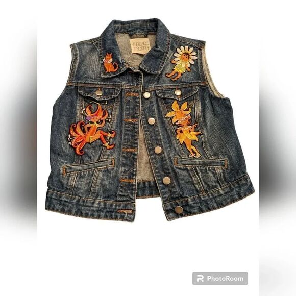 Thread & Supply Jackets & Blazers - Thread & supply vintage Embroidered denim vest